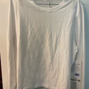 Lululemon long sleeve top size 6 white